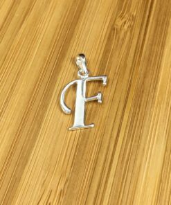 Pingente Letra Cursiva - F