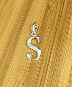 Pingente Letra Cursiva - S