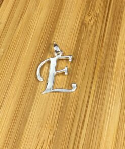 Pingente Letra Cursiva - E