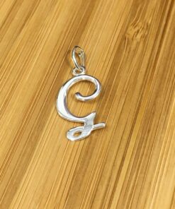 Pingente Letra Cursiva - G