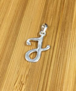 Pingente Letra Cursiva - J