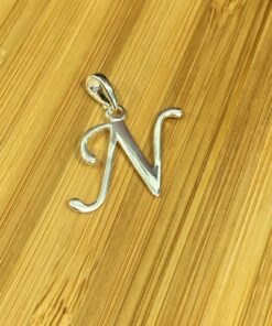 Pingente Letra Cursiva - N