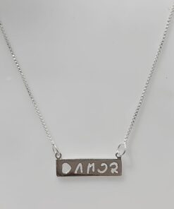 Gargantilha Placa Amor