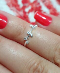 Anel Falange Ramo de Folha