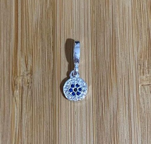 Pingente Mandala Brilhante Azul PP