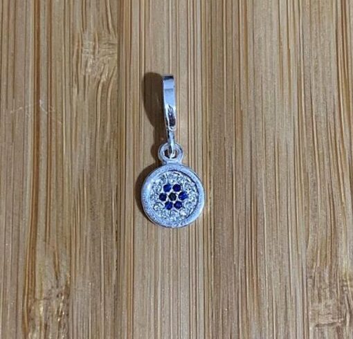 Pingente Mandala Brilhante Azul P