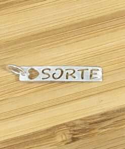 Pingente Placa Sorte Fina