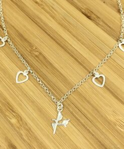 Chocker Coração Vazada c/ Fé