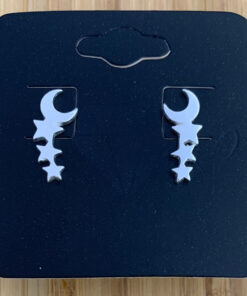 Brinco Earcuff Estrelas e Lua