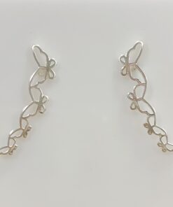 Brinco Earcuff Borboleta Vazada