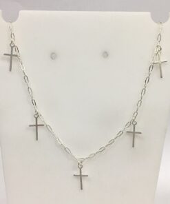 Chocker Cadeado c/ 5 Cruzes