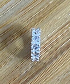 Berloque Separador com Zircônia Branca