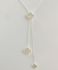 Gravata 3 Trevos - Branco