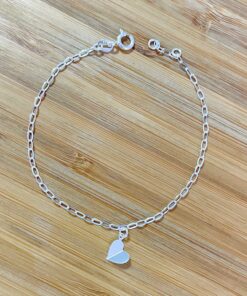 Pulseira Cadeado Coração 3D