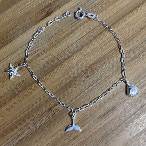 Pulseira Concha, Rabo de Sereia e Estrela do Mar