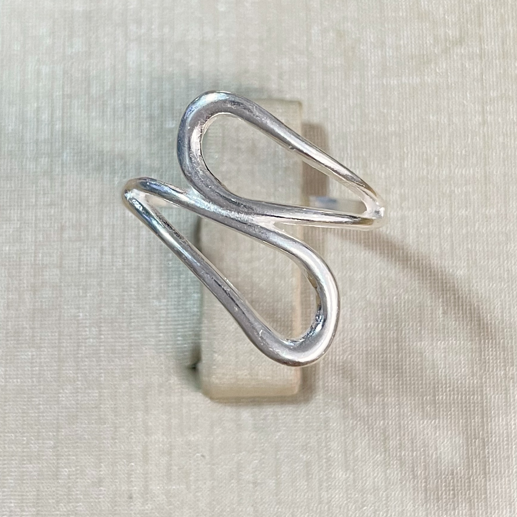 Anel Gota Dupla Vazada