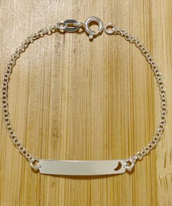 Pulseira Chapinha Quadrada Lua
