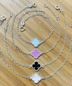 Pulseira Trevo Cores Variadas