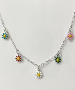 Chocker Margaridas Coloridas