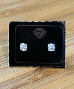 Brinco Zircônia Quadrada PP 3mm