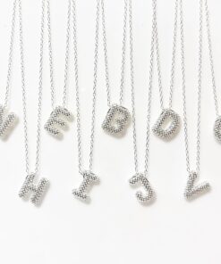 Alternative view of Gargantilha Letra Vazada à Laser