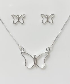 Conjunto Borboleta Vazada