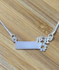 Gargantilha Placa Filha