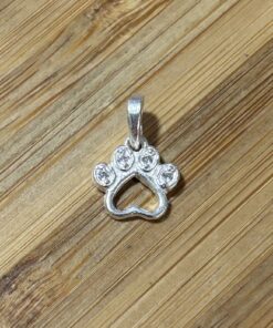 Pingente Pata com Zircônias