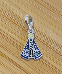 Berloque Nossa Senhora Resina Azul