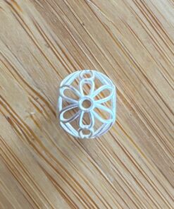 Berloque Separador Flores Vazadas