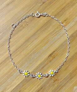 Pulseira 3 Margaridas 21cm