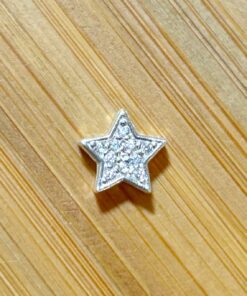 Pingente Estrela Cravejada Transpassada