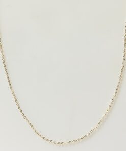 Cordão Elo Cartier 50cm Folheado Ouro 18k
