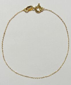 Pulseira Elo Cartier 18cm Folheado Ouro 18k